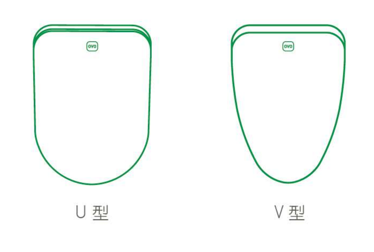 型錄第24頁U型與V型便座輪廓